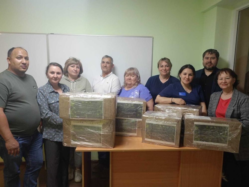 Оправили очередную посылку гуманитарной помощи нашим бойцам, находящимся в зоне специальной военной операции