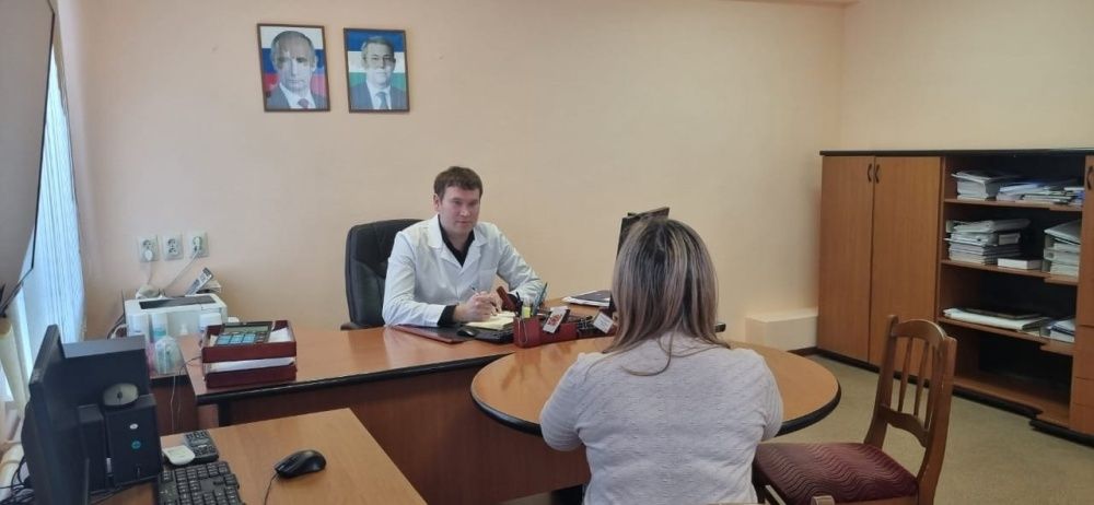 Сегодня главный врач провел личный прием граждан