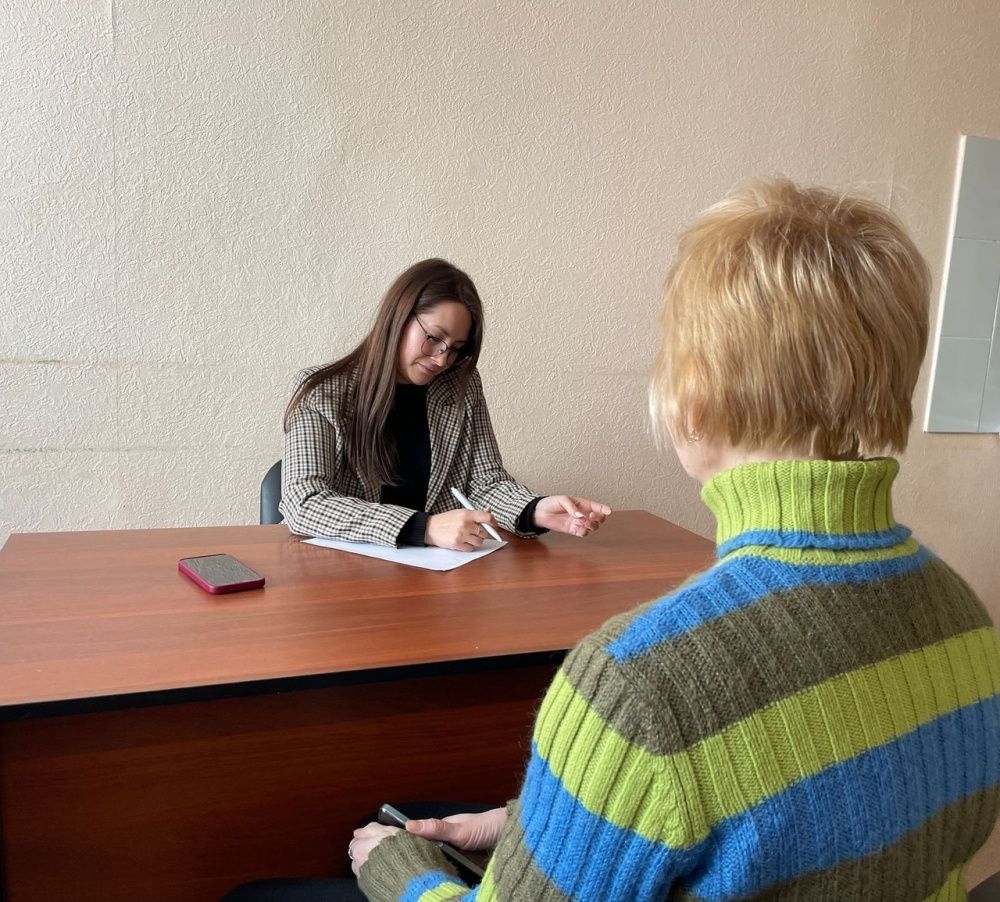 Лилия Ракиповна Сагитова, заведующая кабинетом внутреннего контроля качества, провела прием граждан