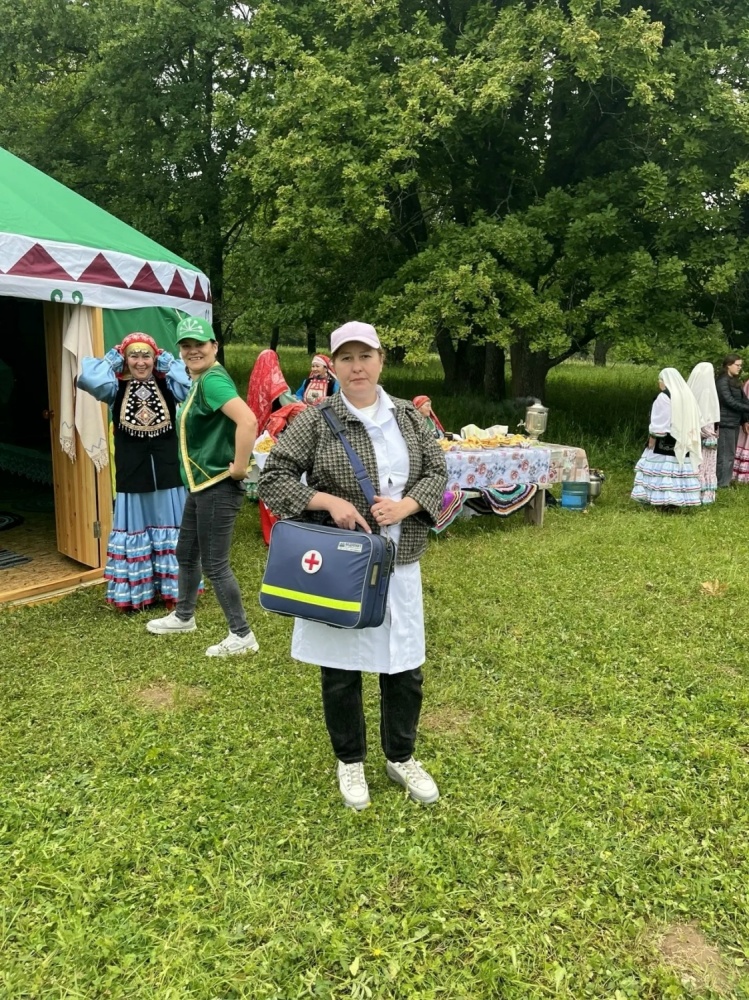 На страже здоровья на Сабантуе