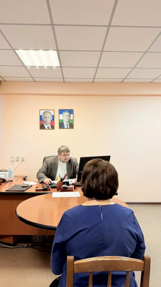 Вчера в Иглинской ЦРБ состоялся личный прием граждан