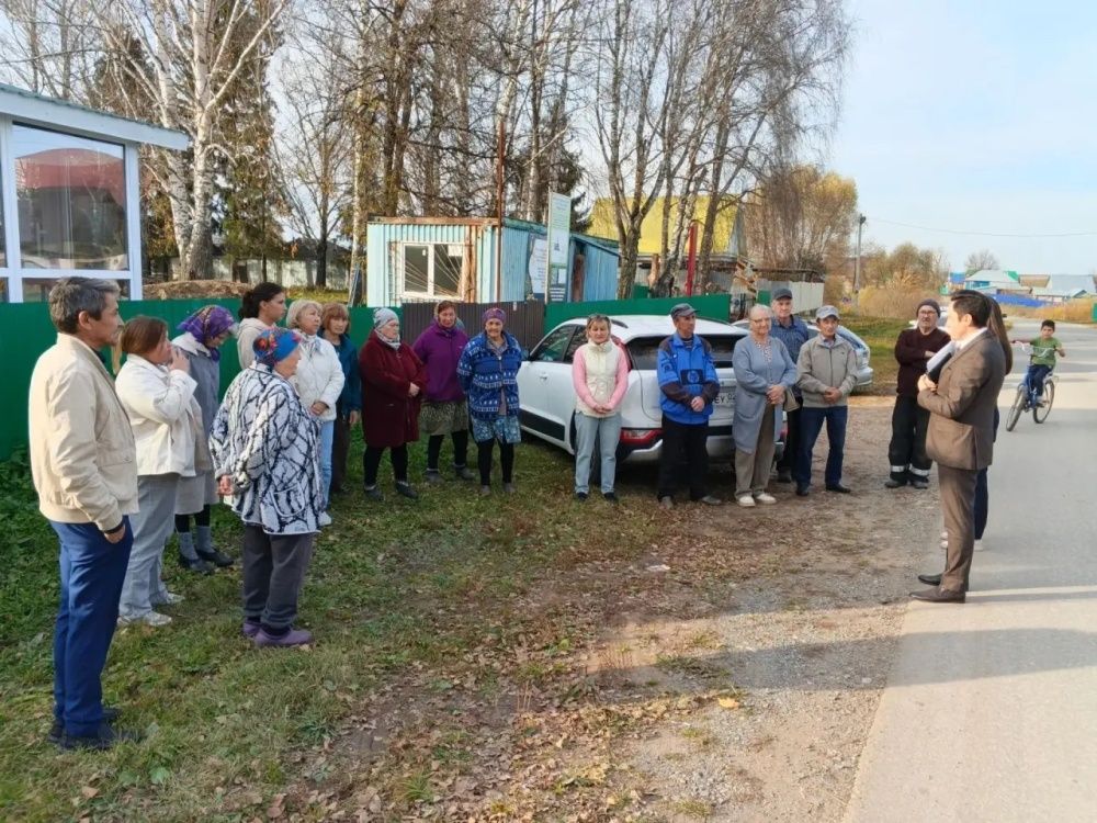 Сегодня состоялась встреча руководства Иглинской центральной районной больницы с жителями деревни Старый Юрмаш!
