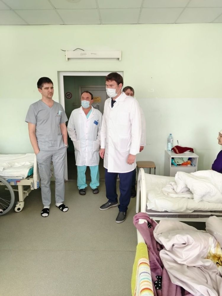 Общий обход в хирургическом, терапевтическом и педиатрическом отделениях Иглинской ЦРБ
