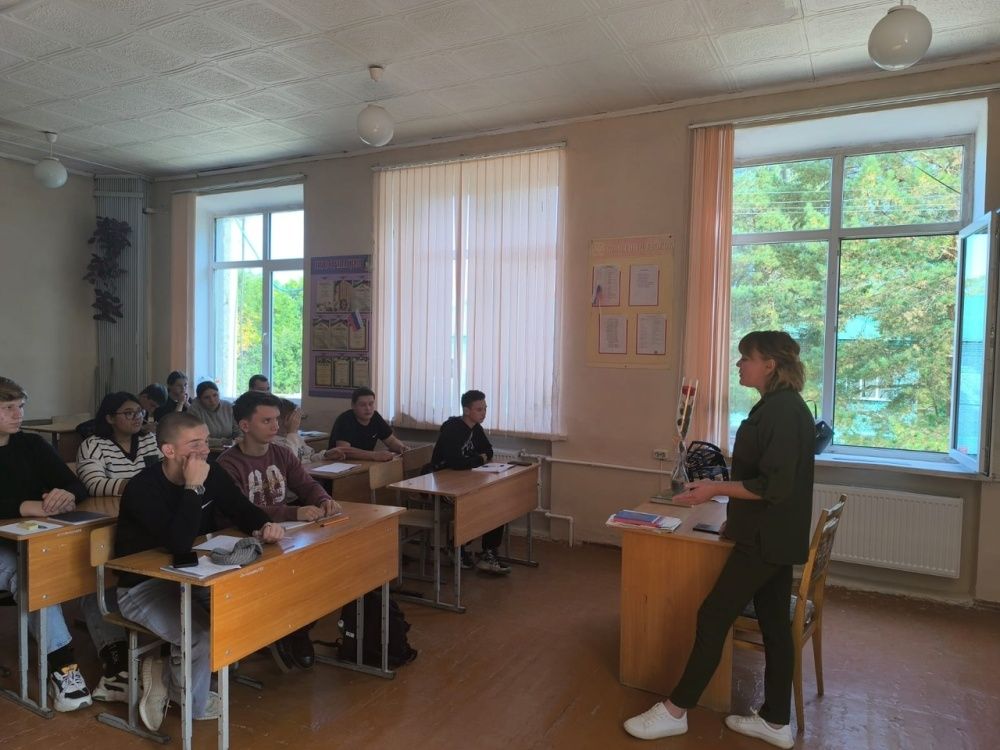 Беседа о вреде алкоголя со студентами-первокурсниками в ГАПОУ БАК с.Иглино